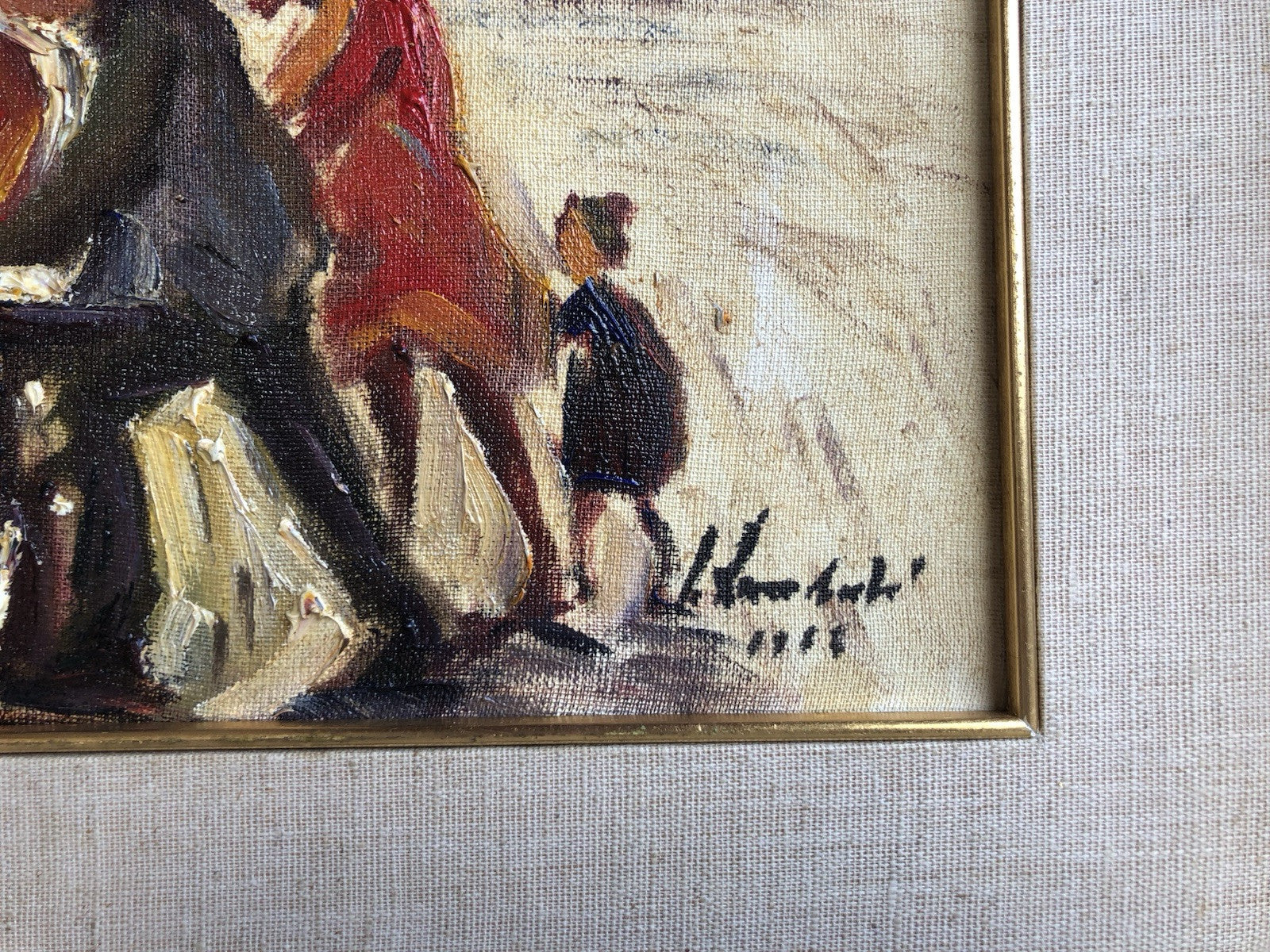 Quadro -Arrotino- dipinto a olio