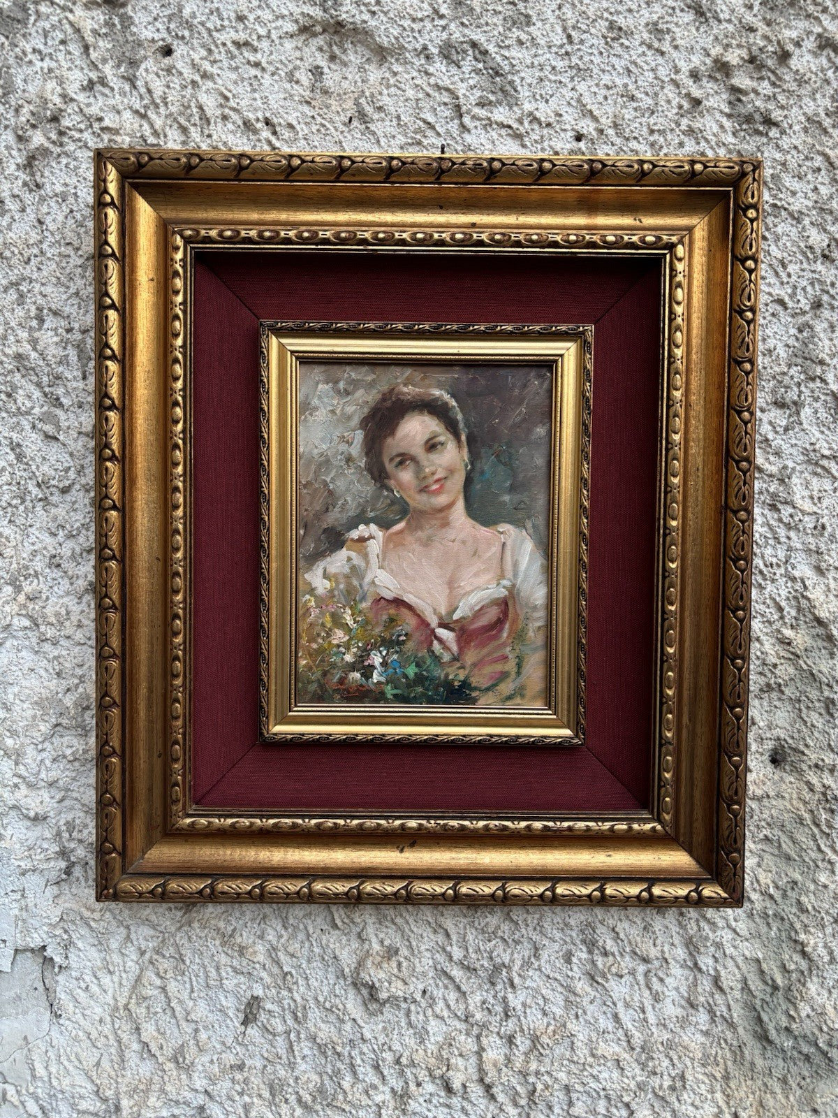 Quadro -Figura Di Donna-  dipinto a olio