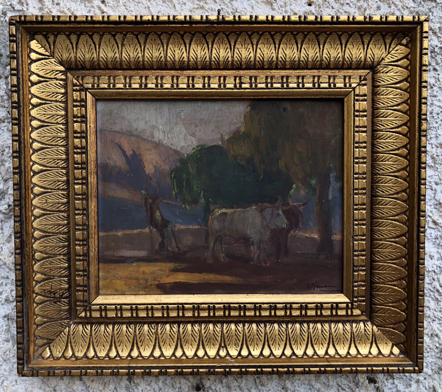 Quadro -Paesaggio- Raffaele Limauro dipinto a olio