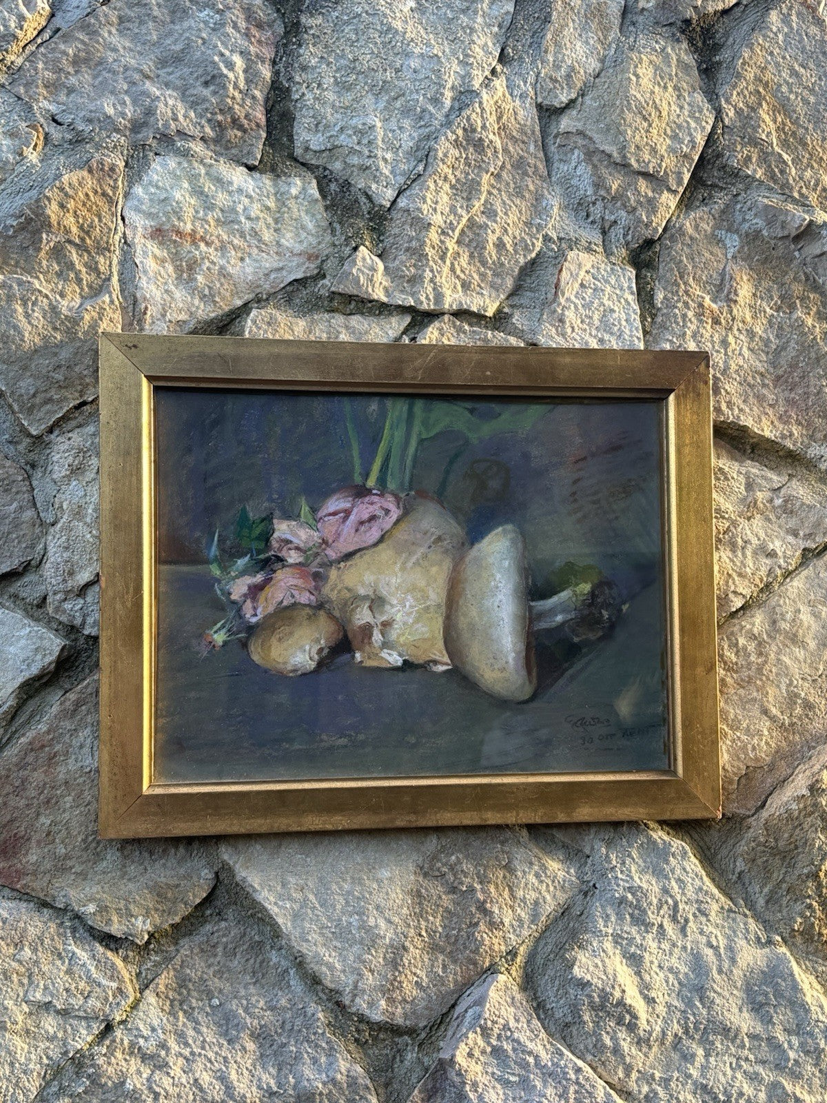 Quadro antico -Natura Morta- Giuseppe Casciaro realizzato a pastello