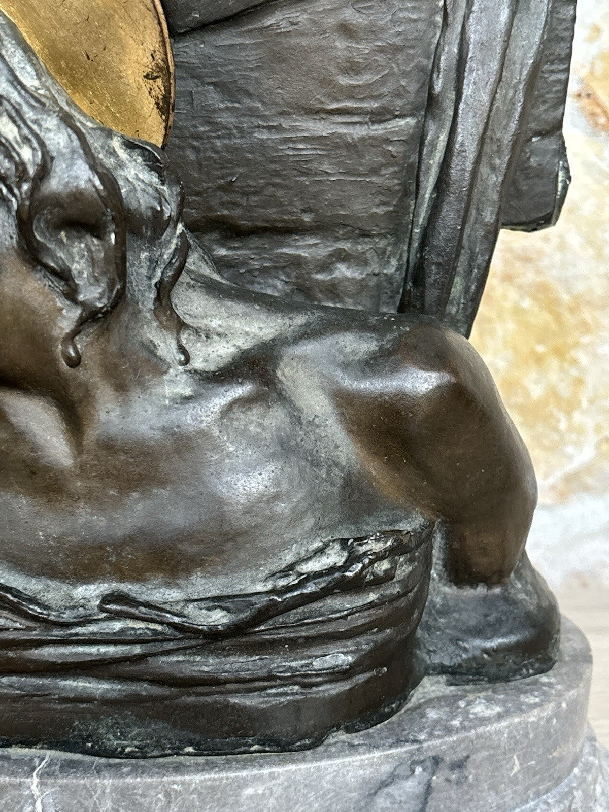 Antica Scultura In Bronzo Guido Cacciapuoti Datata 1923