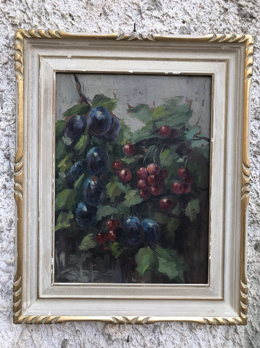 QUADRO VINTAGE -NATURA MORTA-DIPINTO A OLIO