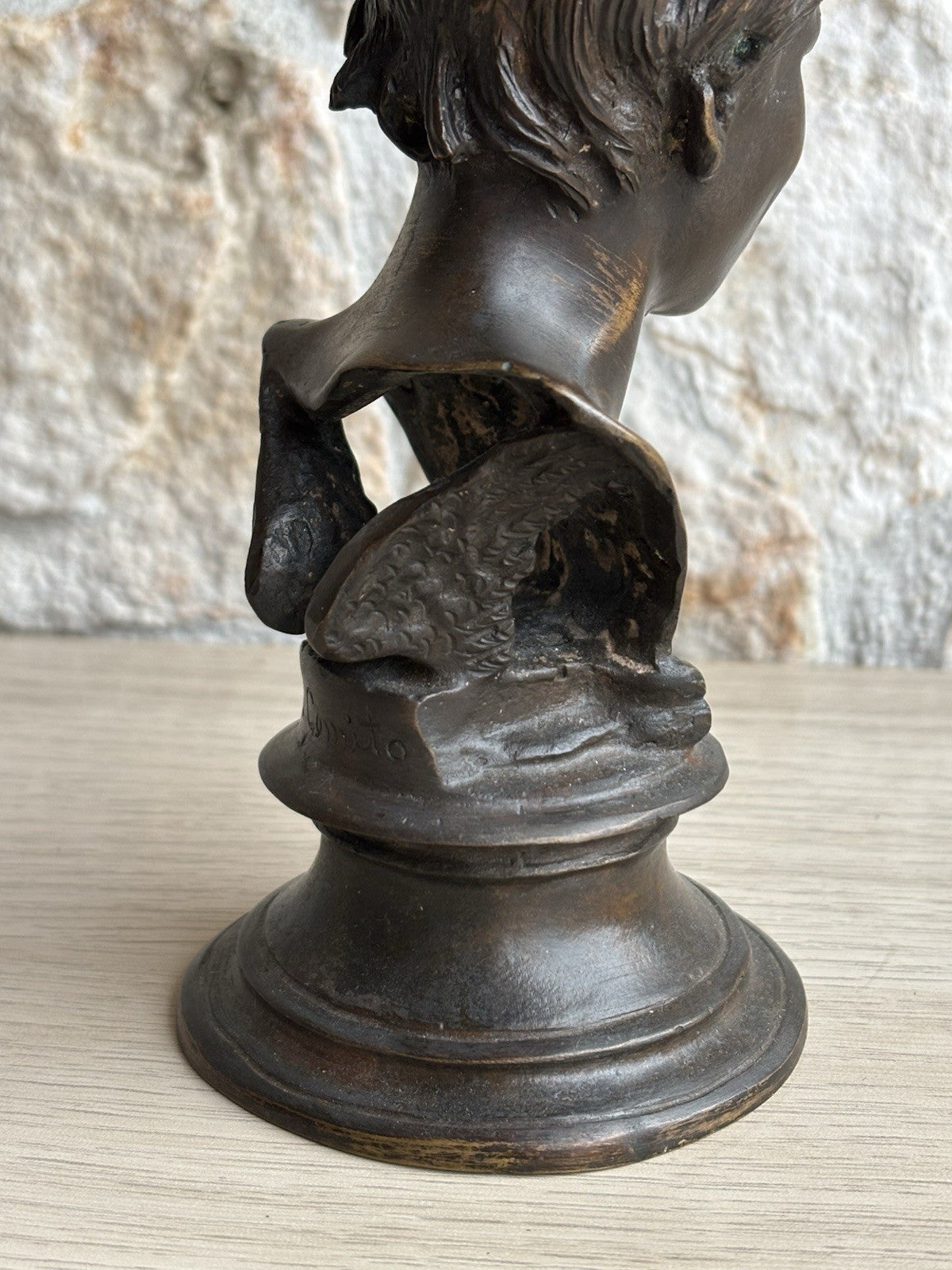 Scultura Vintage In Bronzo, Scugnizzo, V.Gemito