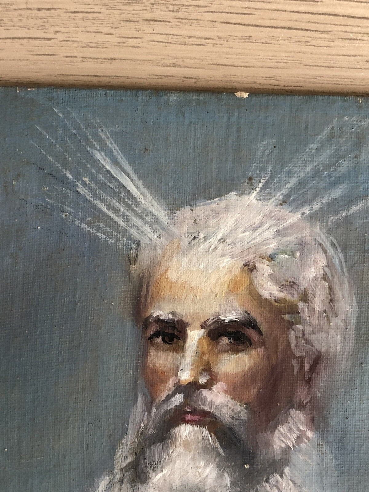 Quadro antico -Santo- dipinto a olio