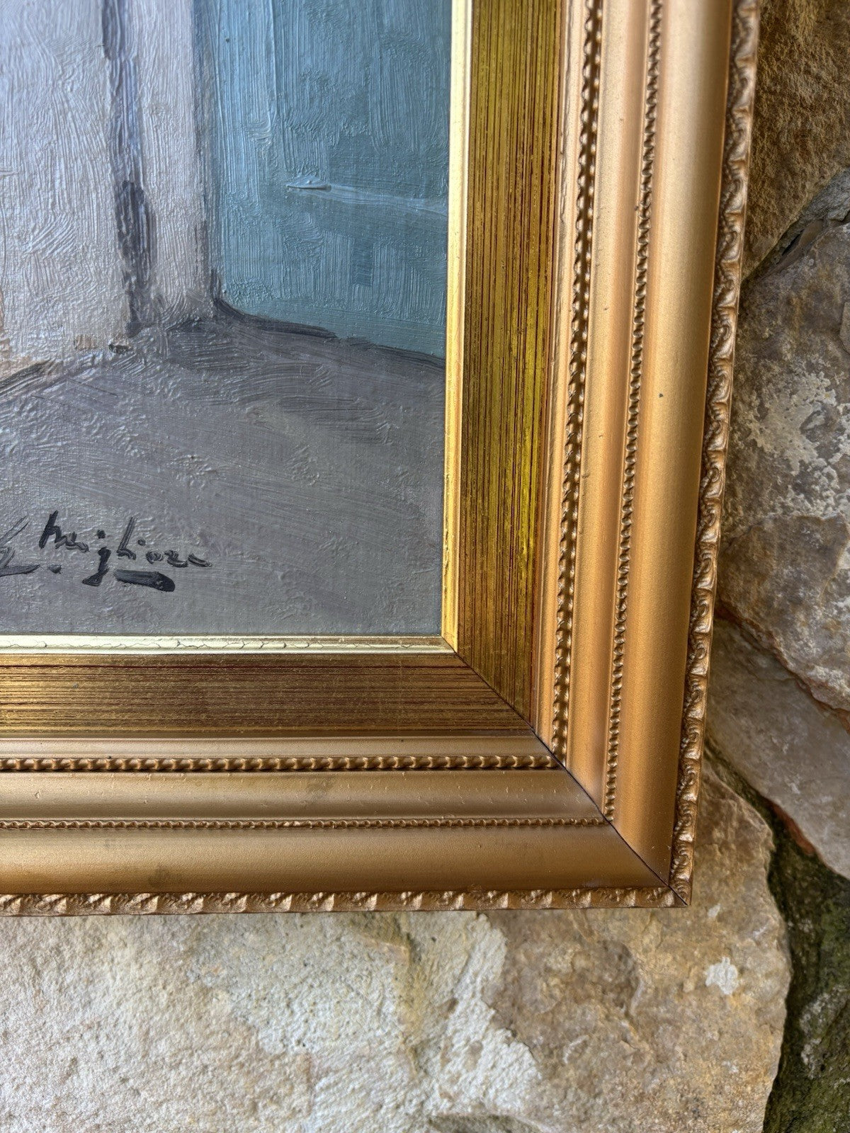 Quadro -Scolari- Guglielmo Migliore dipinto a olio