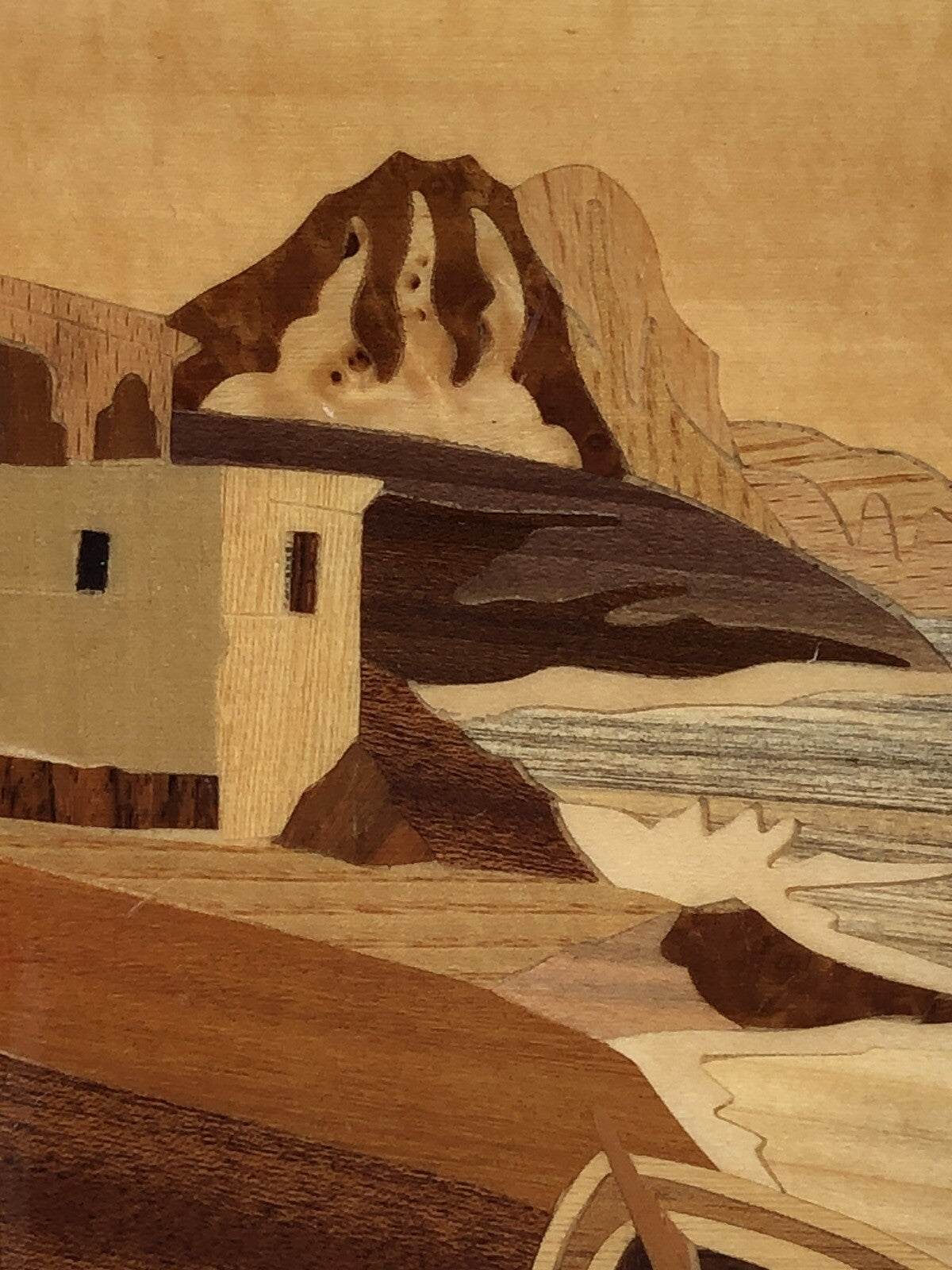Quadro Vintage Marina Intarsio In Legno Sorrentino