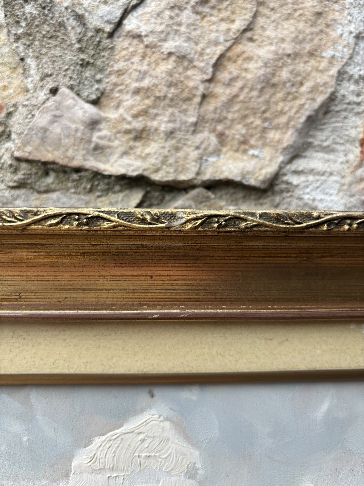 Quadro -Marina Con Barche- dipinto a olio