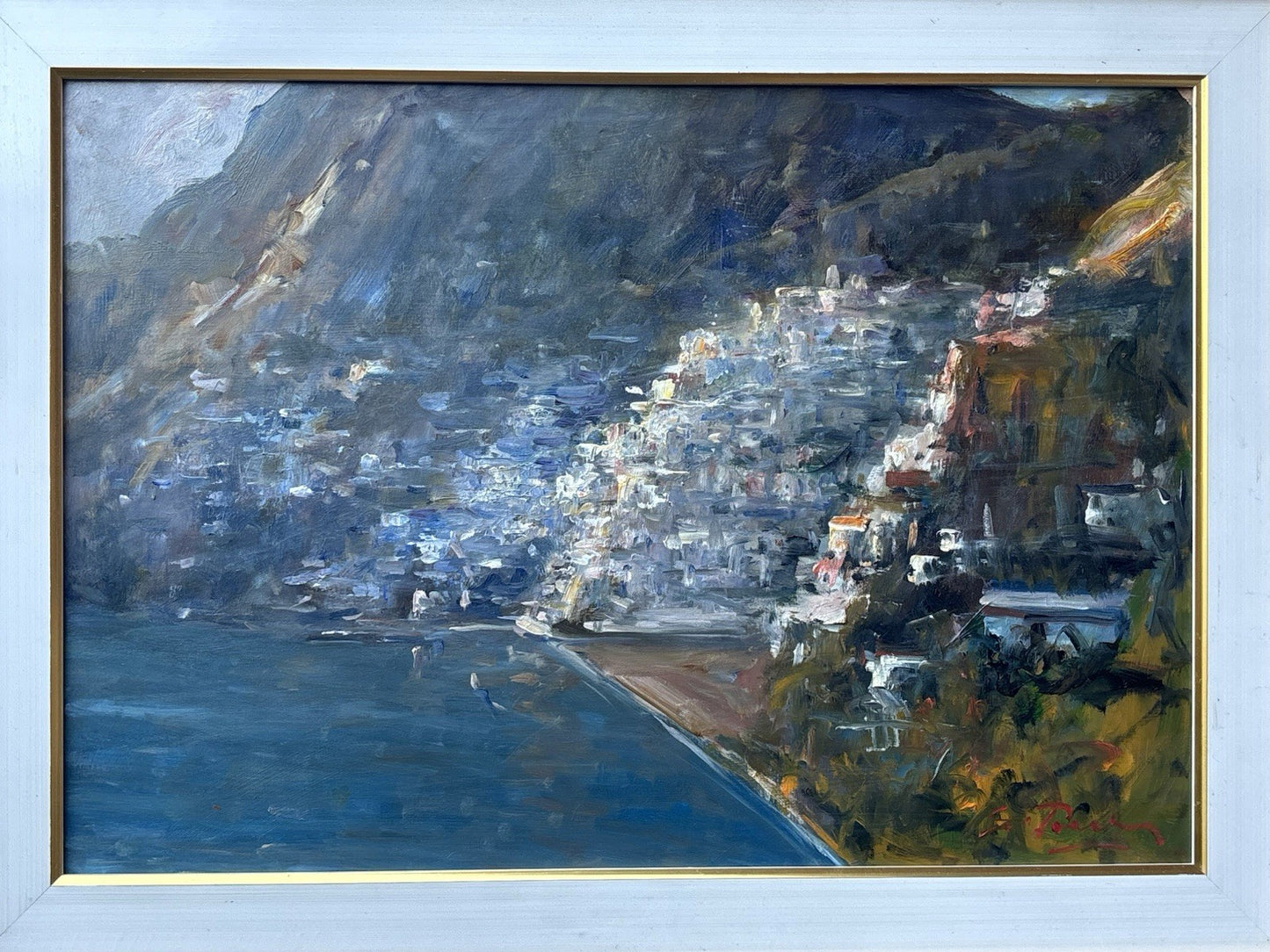 Quadro -Positano- Giovanni Pane dipinto a olio