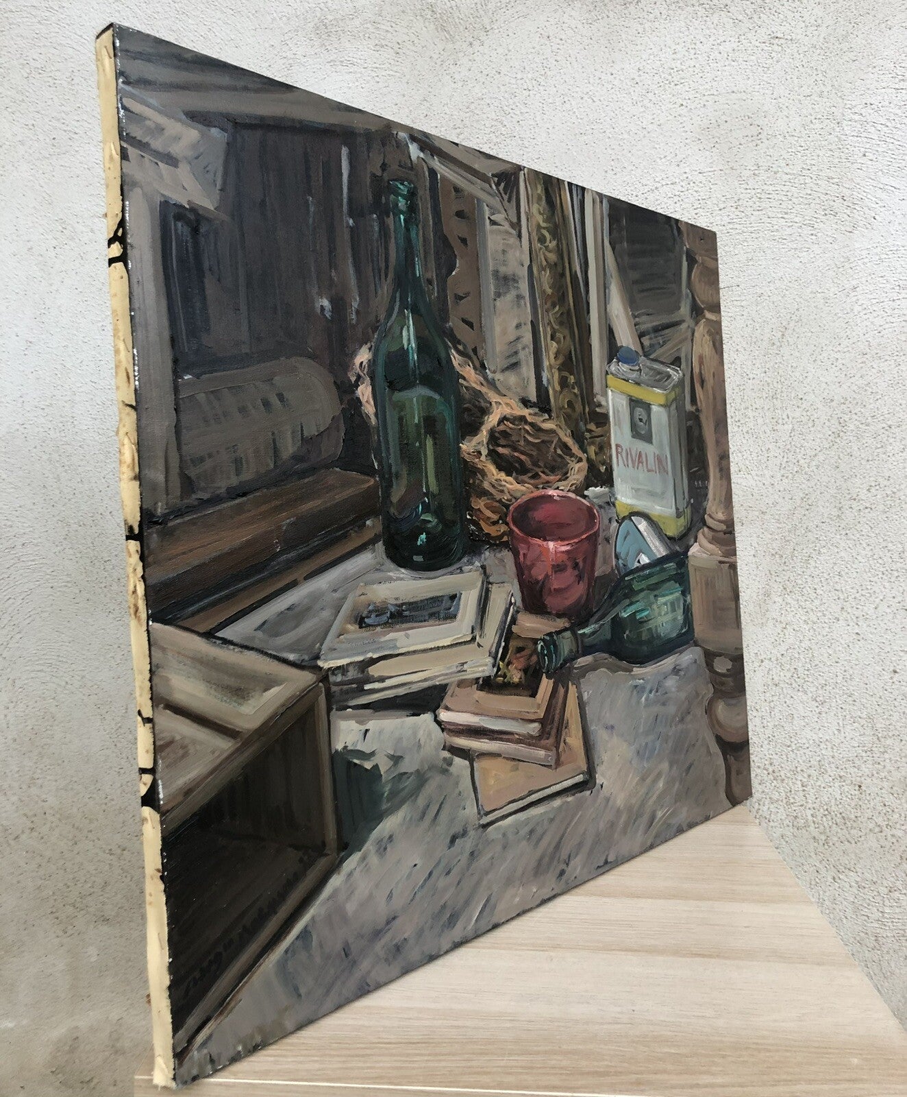 Quadro -Natura Morta- dipinto a olio su tela
