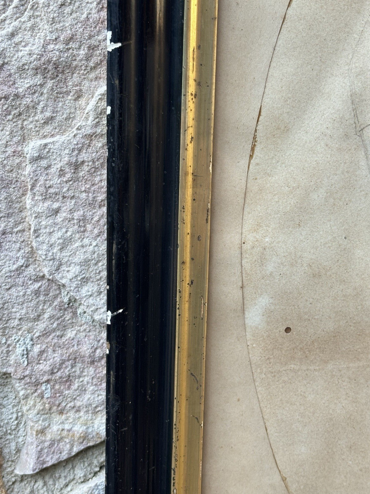 Quadro antico -Profilo Di Donna- disegno su carta