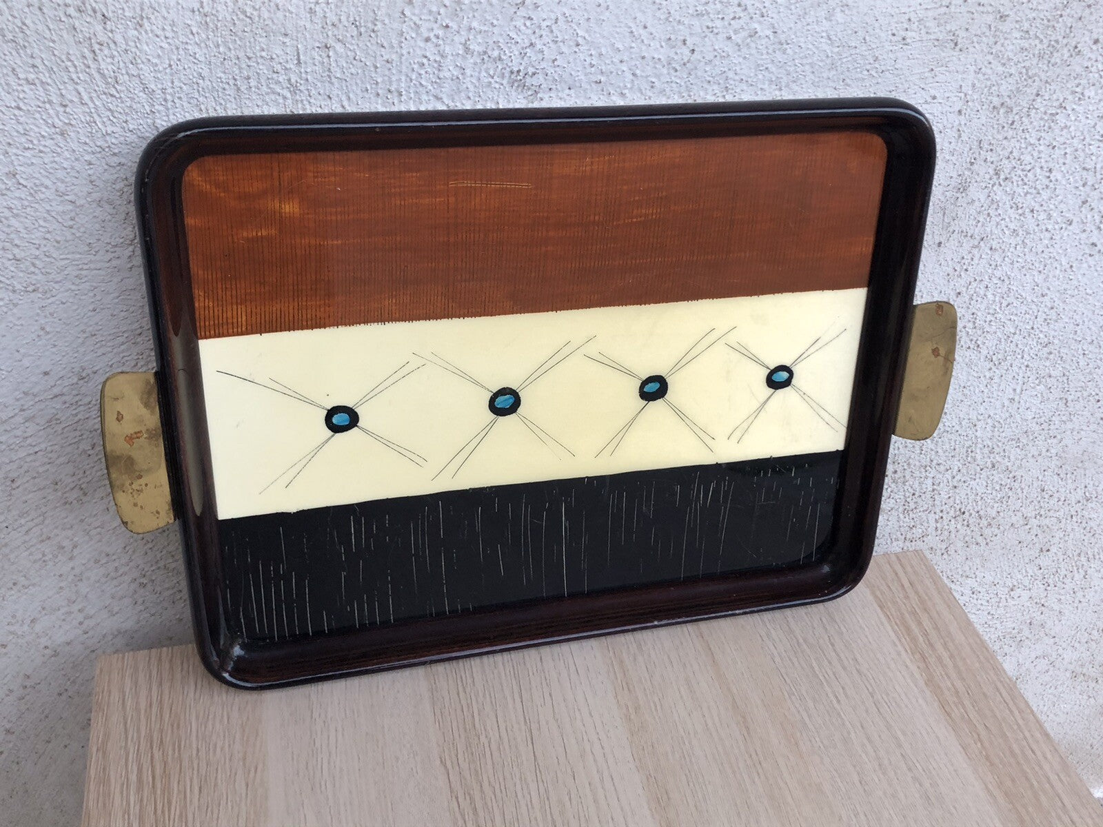 Vassoio art deco Fada asiago in legno