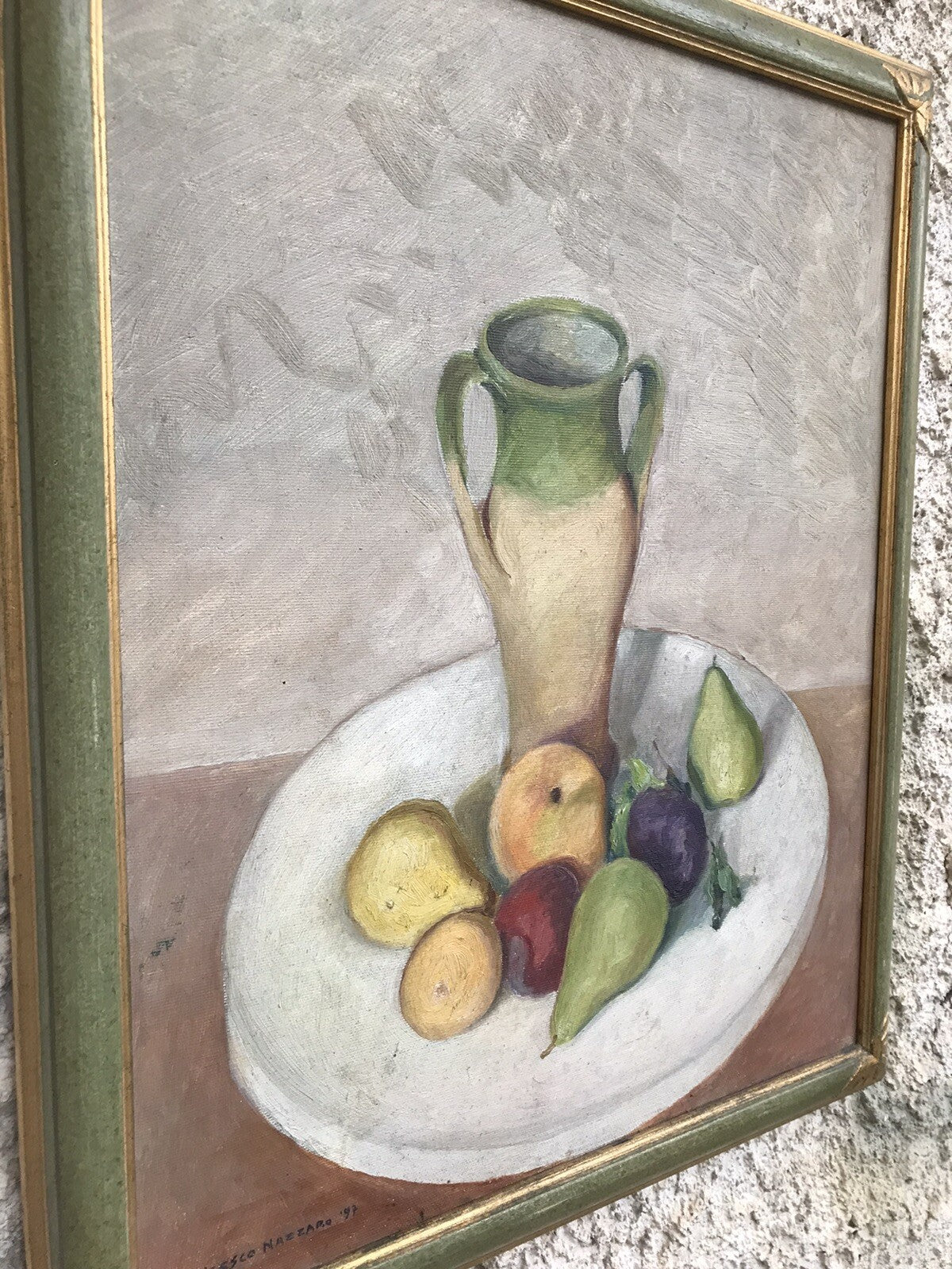 Quadro natura morta dipinto a olio su tela - Francesco Nazzaro