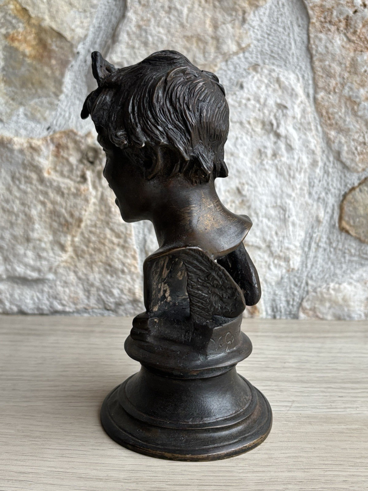 Scultura Vintage In Bronzo, Scugnizzo, V.Gemito