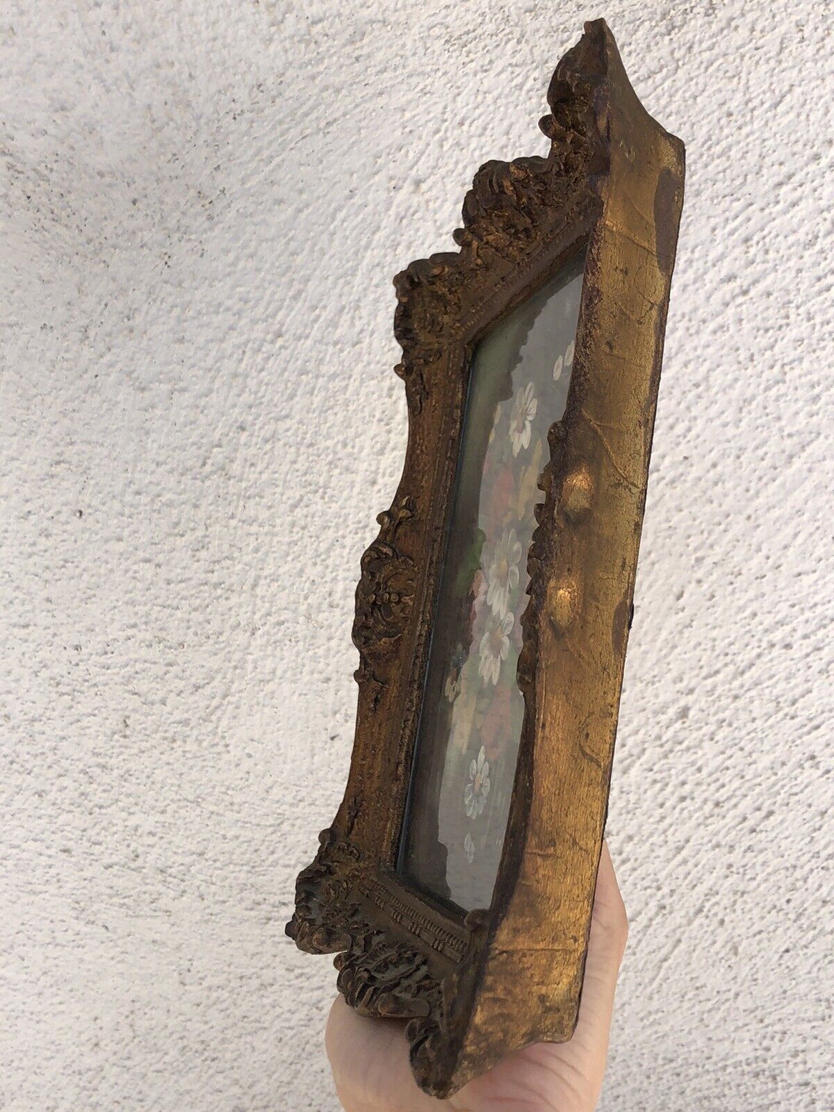Quadro - fiori- Dipinto a Olio Vintage