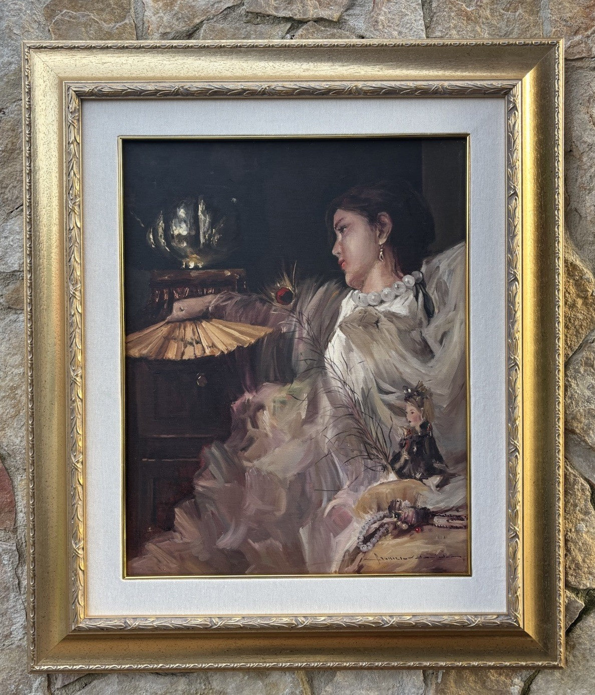 Quadro -Ricordi- Francesco Davide dipinto a olio su tela