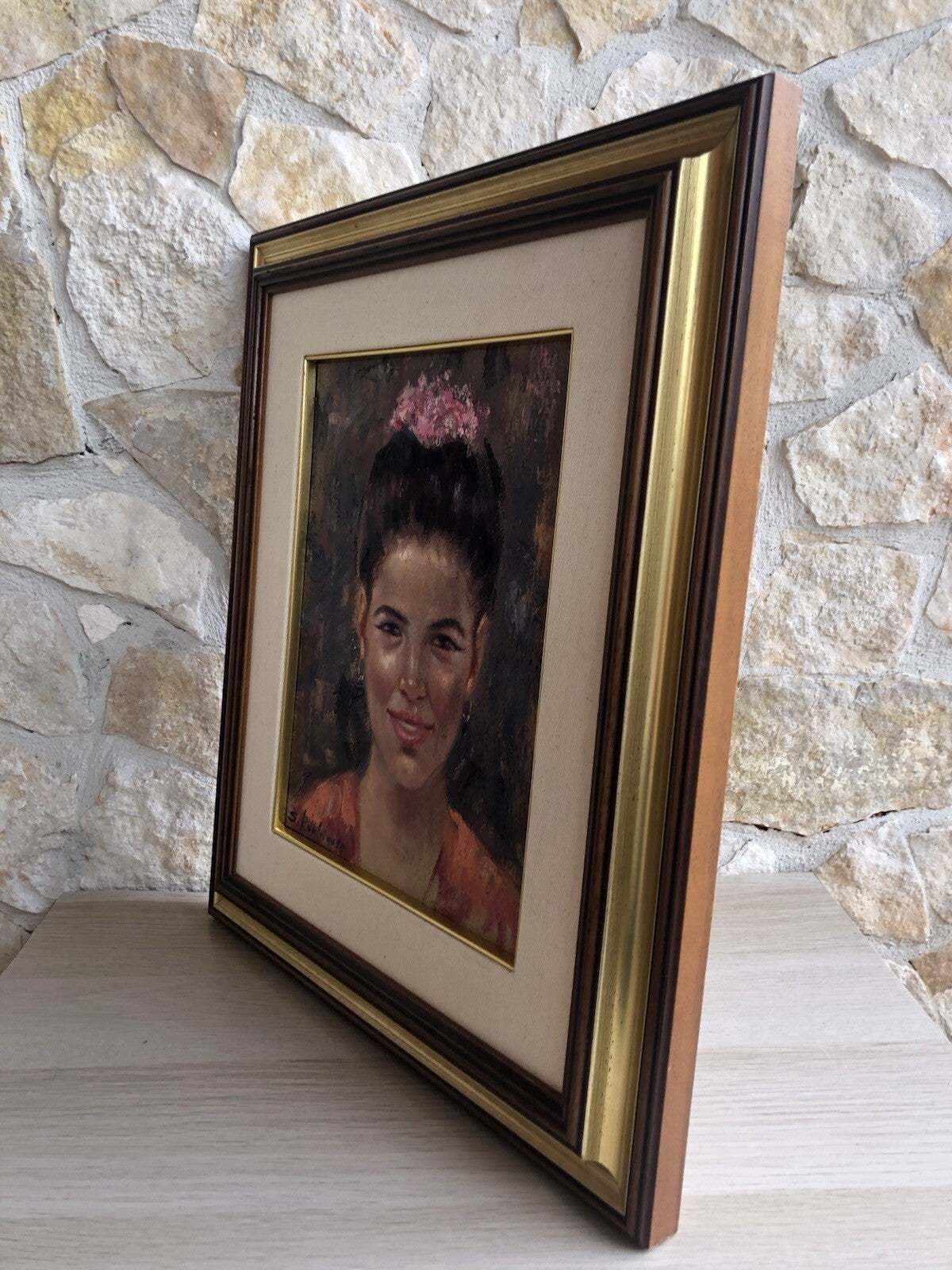 Quadro -Figura Di Donna- dipinto a olio