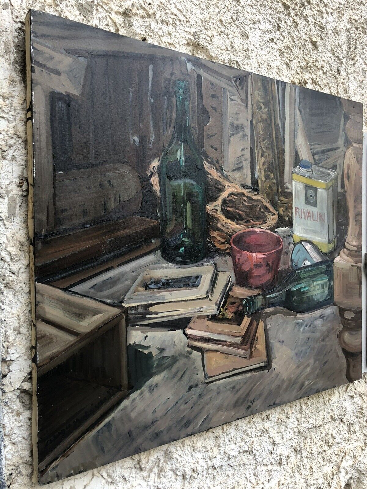 Quadro -Natura Morta- dipinto a olio su tela