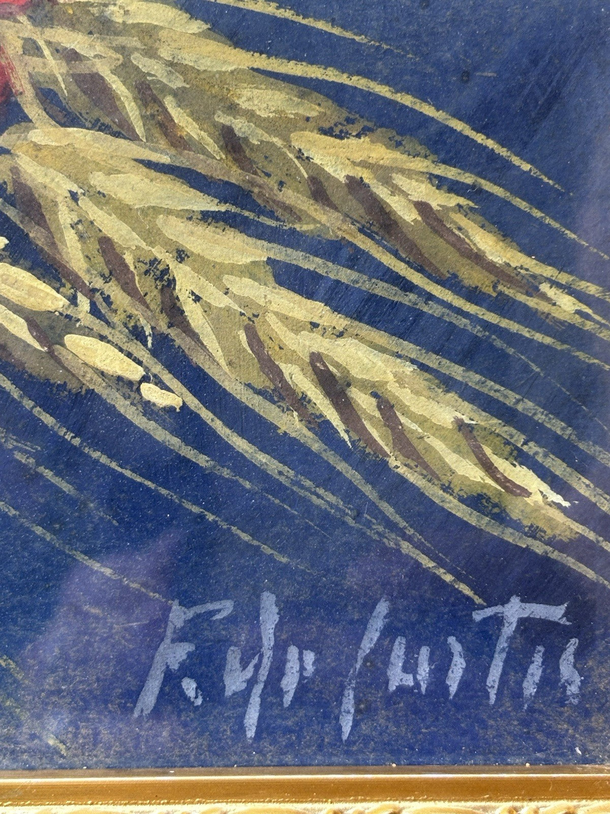 Quadro -Fiori- Federico De Curtis dipinto a tecnica mista