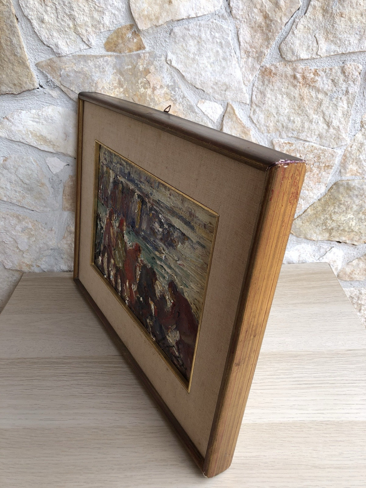 Quadro -Al Mare- dipinto a olio