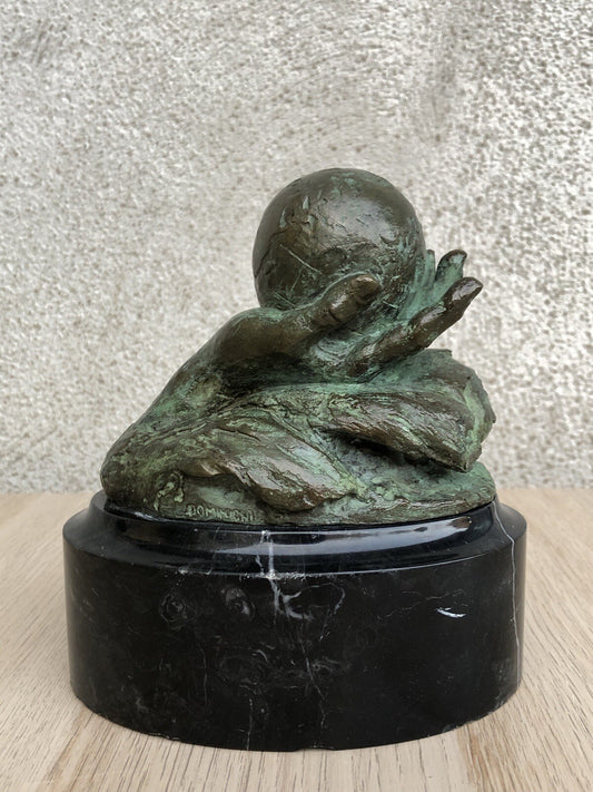 Scultura vintage Mara Dominioni in bronzo- Royal Caribbean International