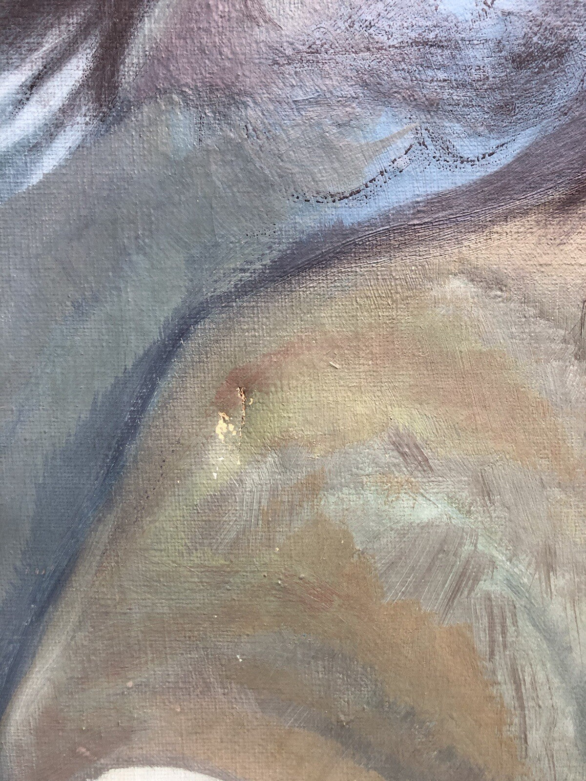 Quadro  -Figure- dipinto a olio su tela