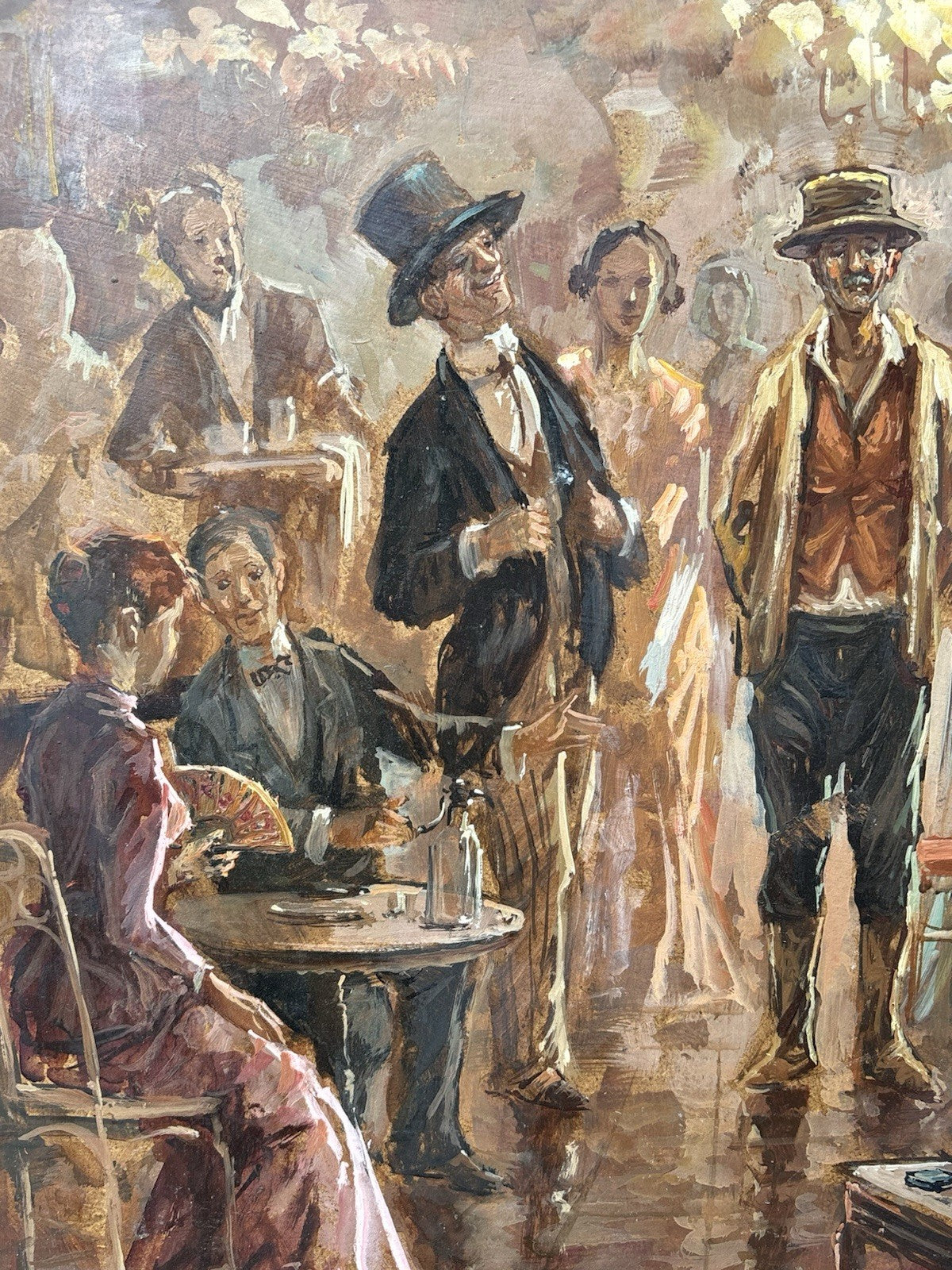 Quadro -O’Zappatore- dipinto a olio