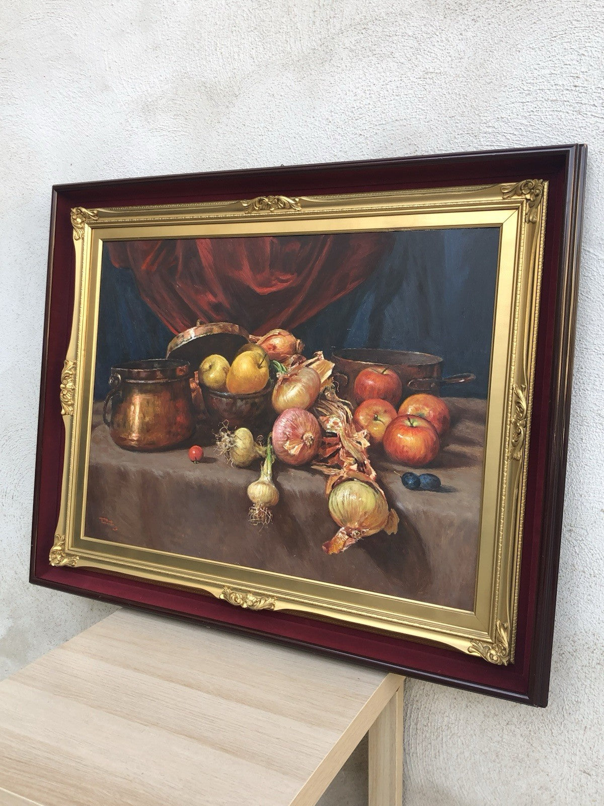 Quadro -Natura Morta- Giovanni Parlato dipinto a olio