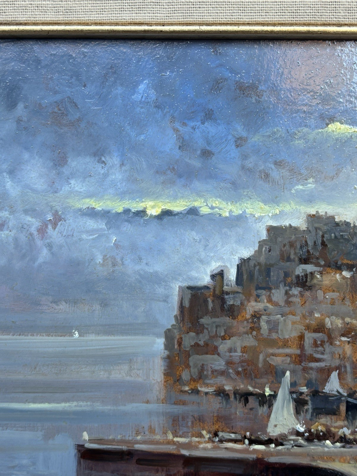 Quadro -Bacoli- Eniko Esposito dipinto a olio