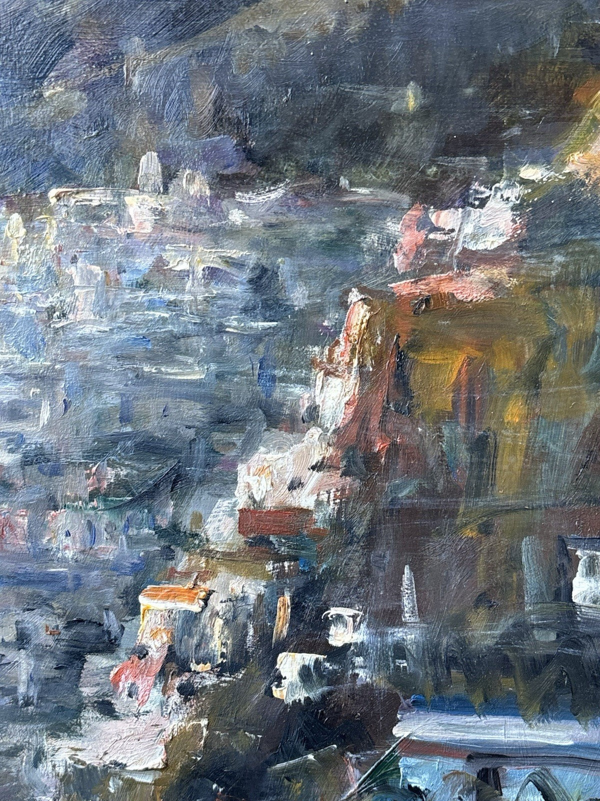 Quadro -Positano- Giovanni Pane dipinto a olio
