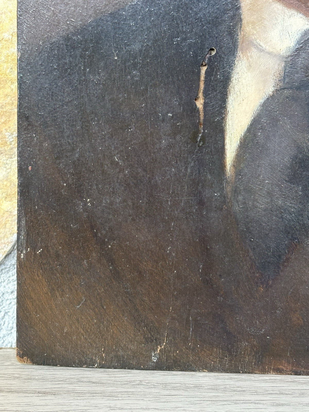 Quadro antico -Ritratto- Augusto Cassandro dipinto a olio