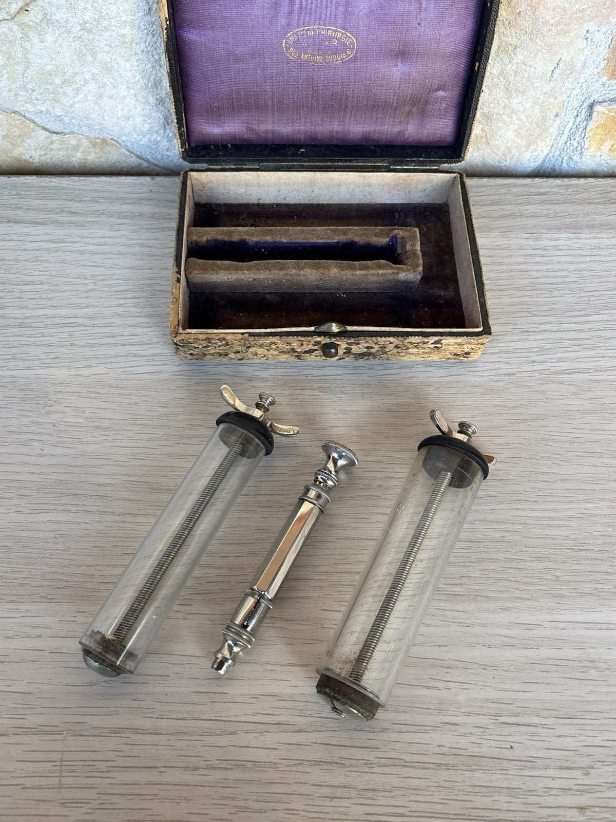 Antica Siringa Sanguisuga- Apparecchio Medico/scientifico