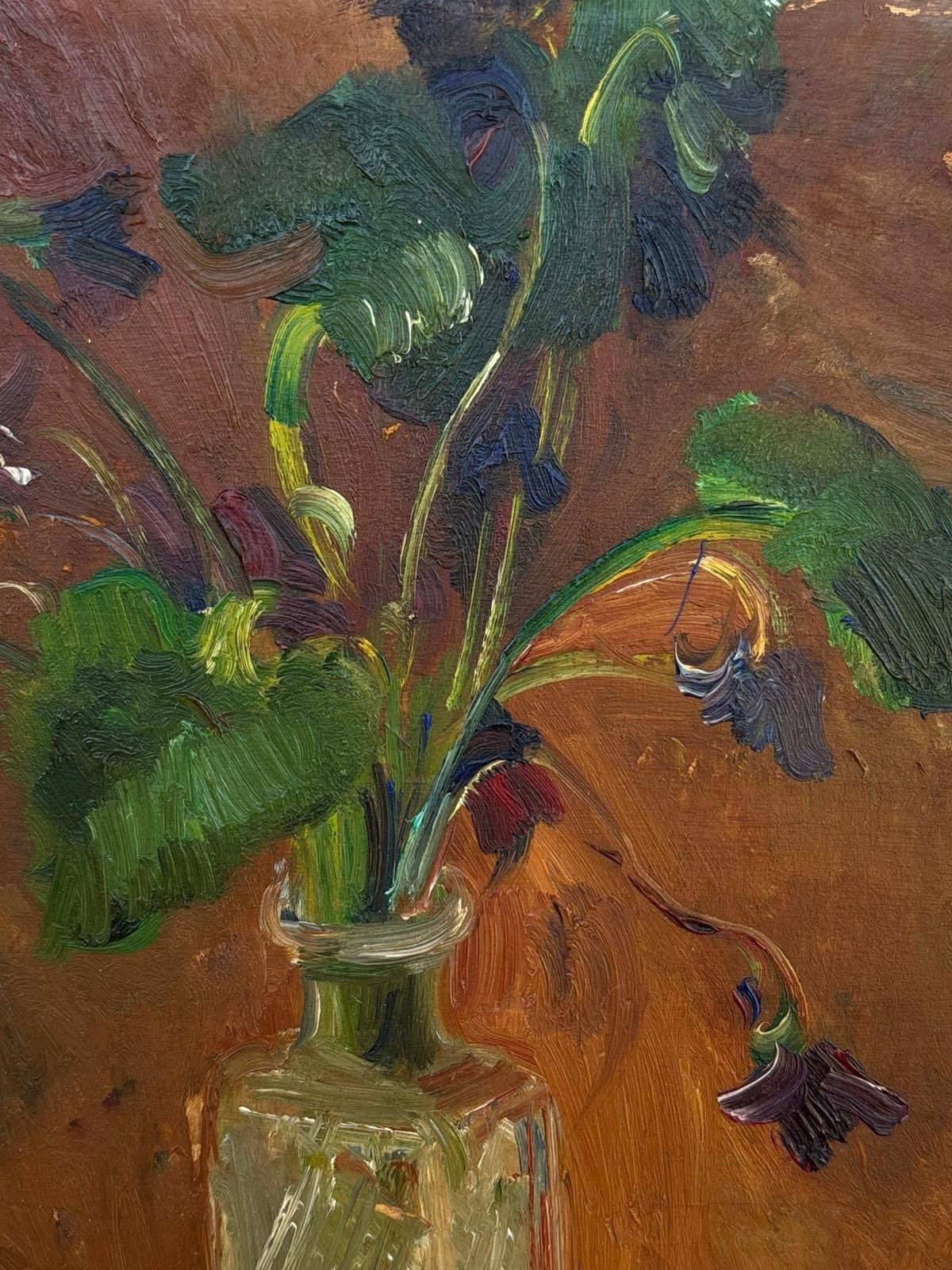 Quadro -Vaso Con Fiori- Mario Vittorio dipinto a olio