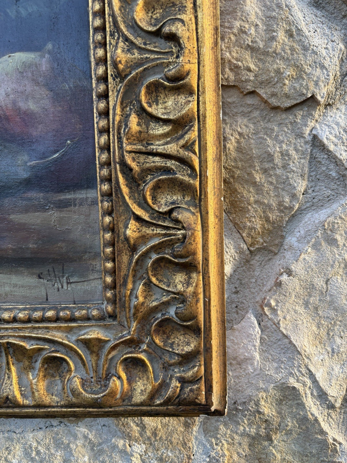 Quadro antico -Natura Morta- Giuseppe Uva dipinto a olio su tela