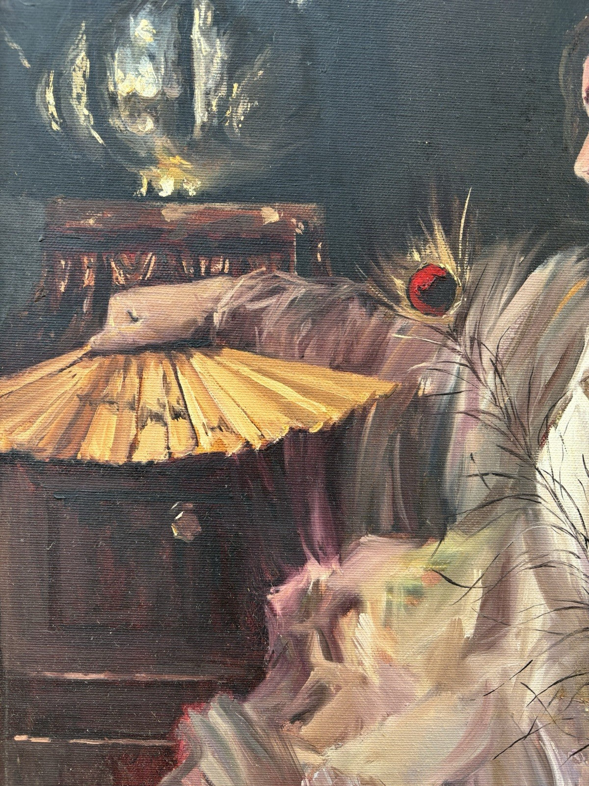 Quadro -Ricordi- Francesco Davide dipinto a olio su tela