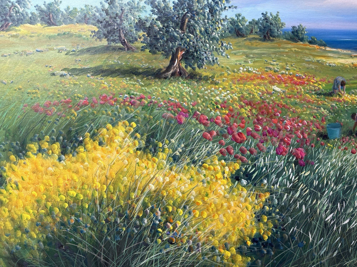 Quadro -Paesaggio- Antonio Anelli- dipinto a olio su tela