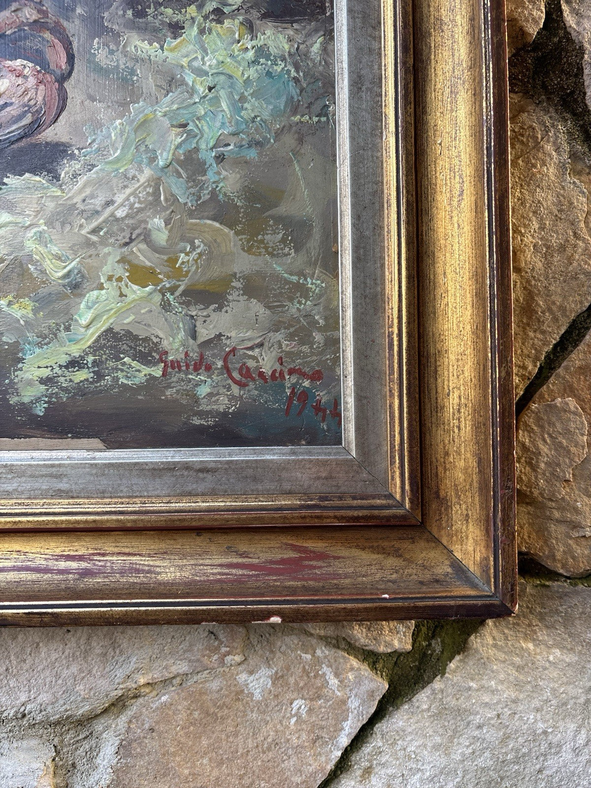 Quadro -Scorfano Rosso- Guido Casciaro dipinto a olio