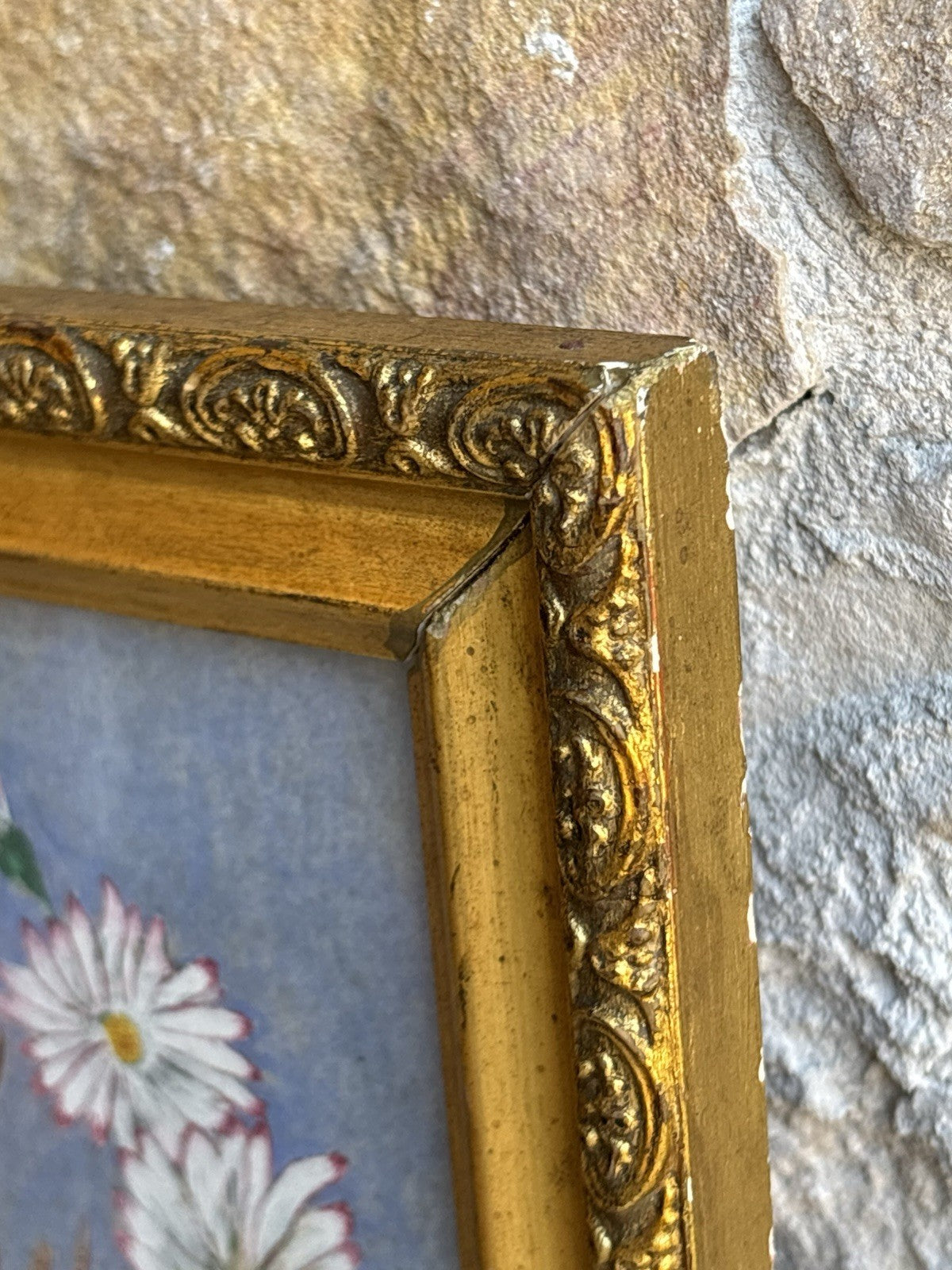 Quadro antico -Palazzo Donn’Anna- realizzato a tecnica mista