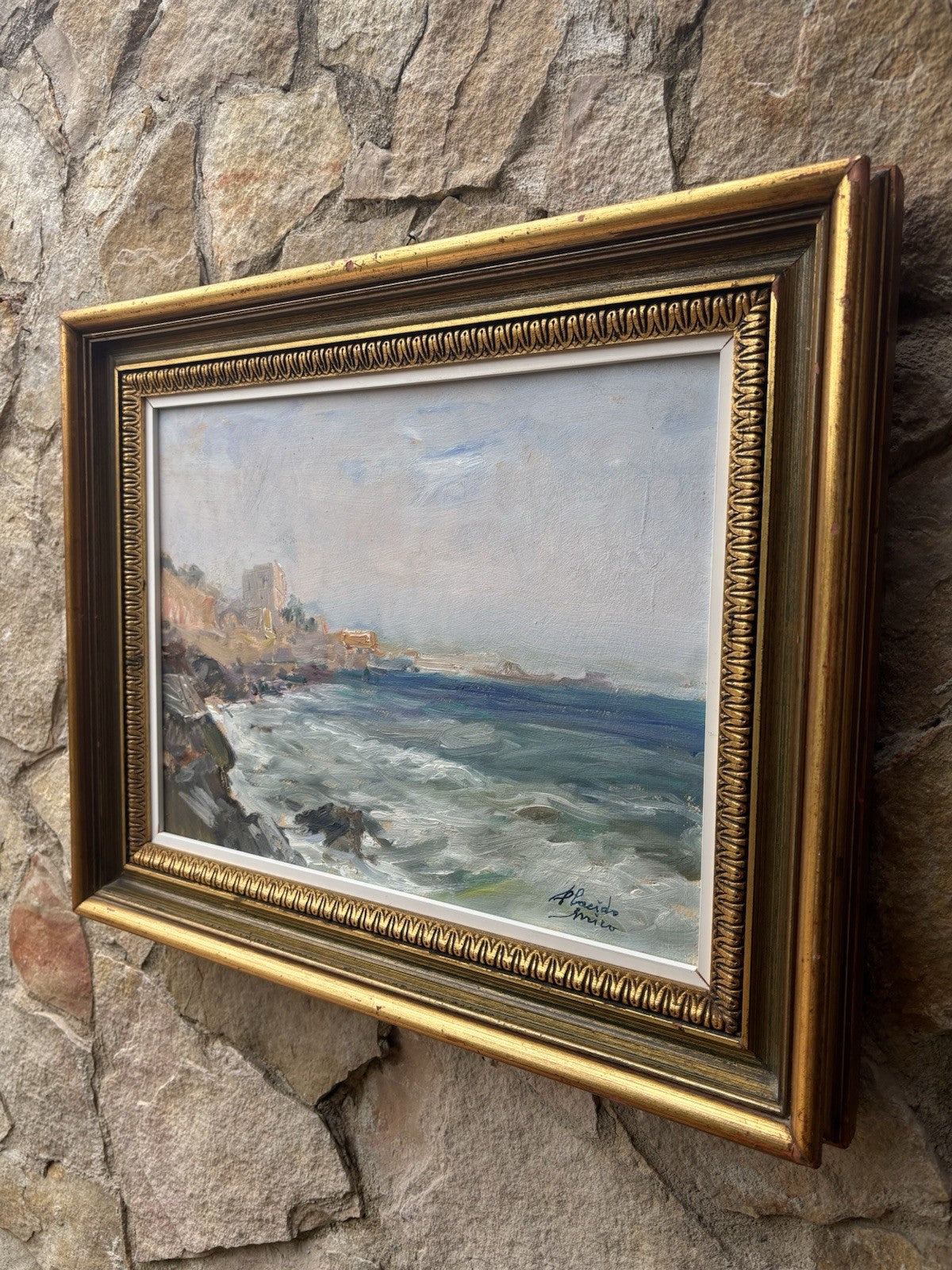 Quadro -Marina- Errico Placido- dipinto a olio
