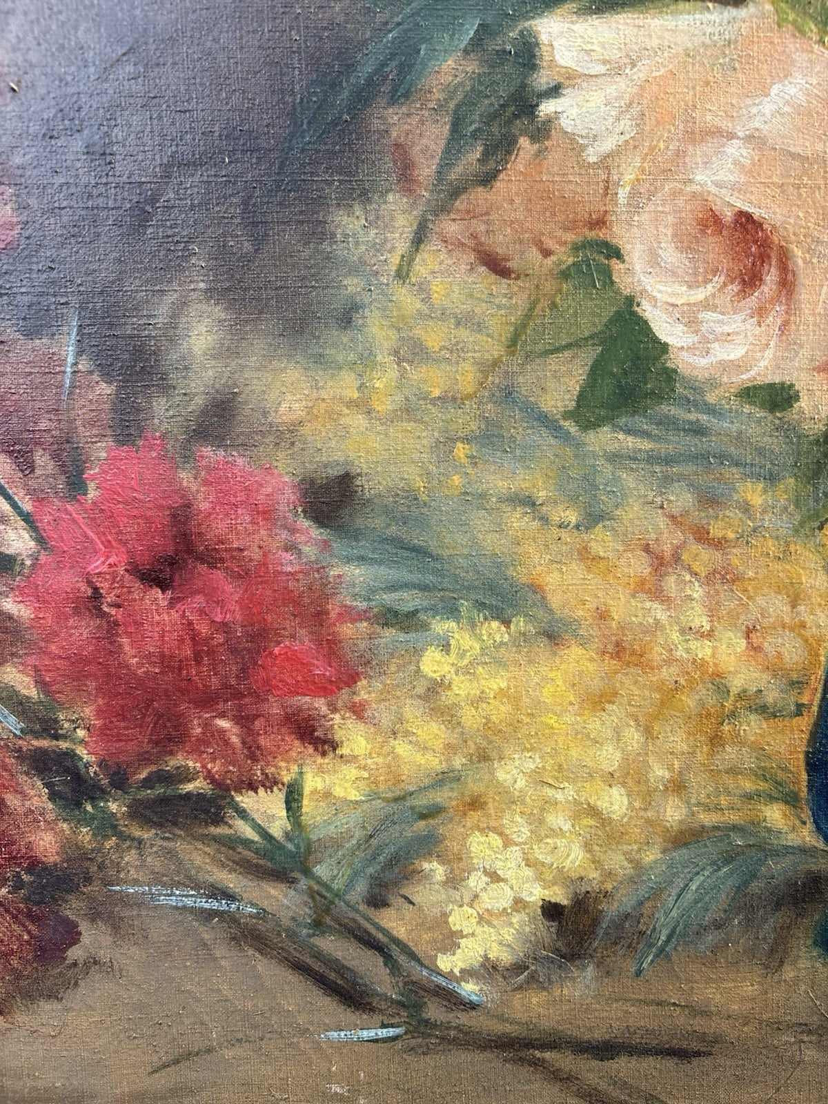 Quadro antico -Vaso Con Fiori- Giuseppe Alberto Cocco dipinto a olio su tela