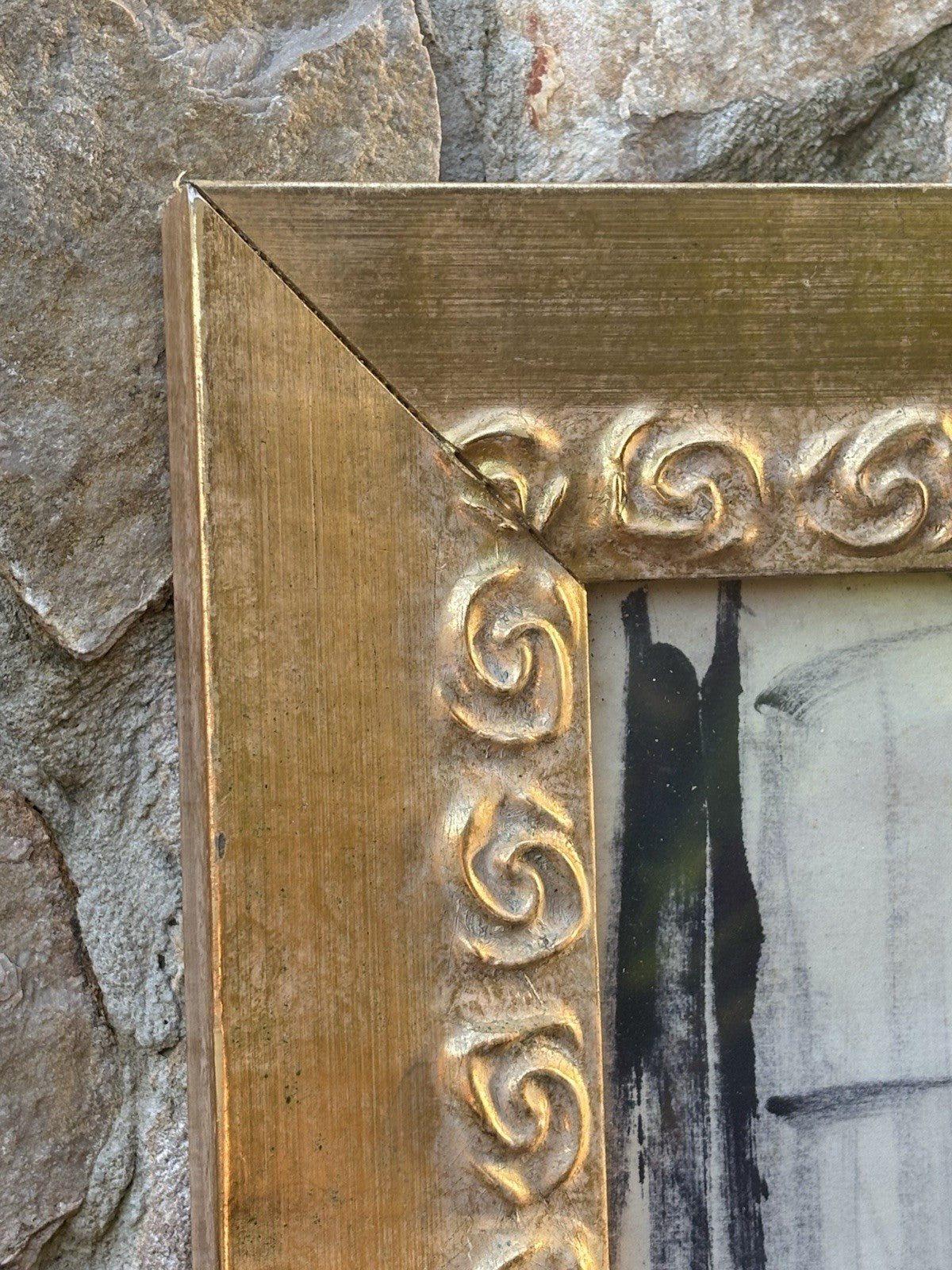 Quadro -Figura- Guido Casciaro tecnica mista su carta