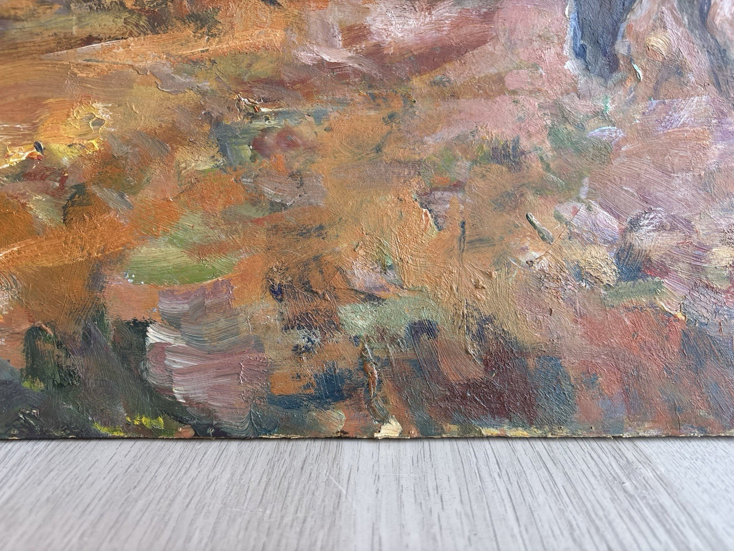 Vecchio quadro -Cavalli Al Pascolo- Ferruccio Torraca- dipinto a olio