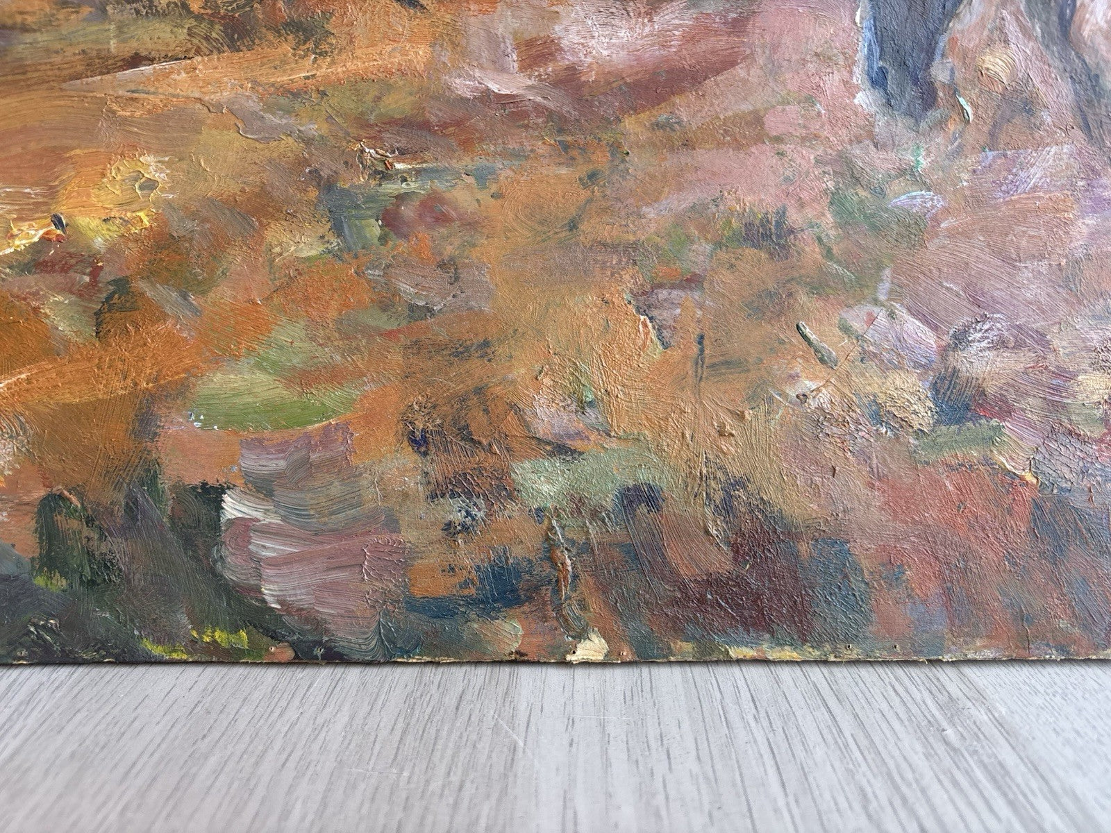 Vecchio quadro -Cavalli Al Pascolo- Ferruccio Torraca- dipinto a olio