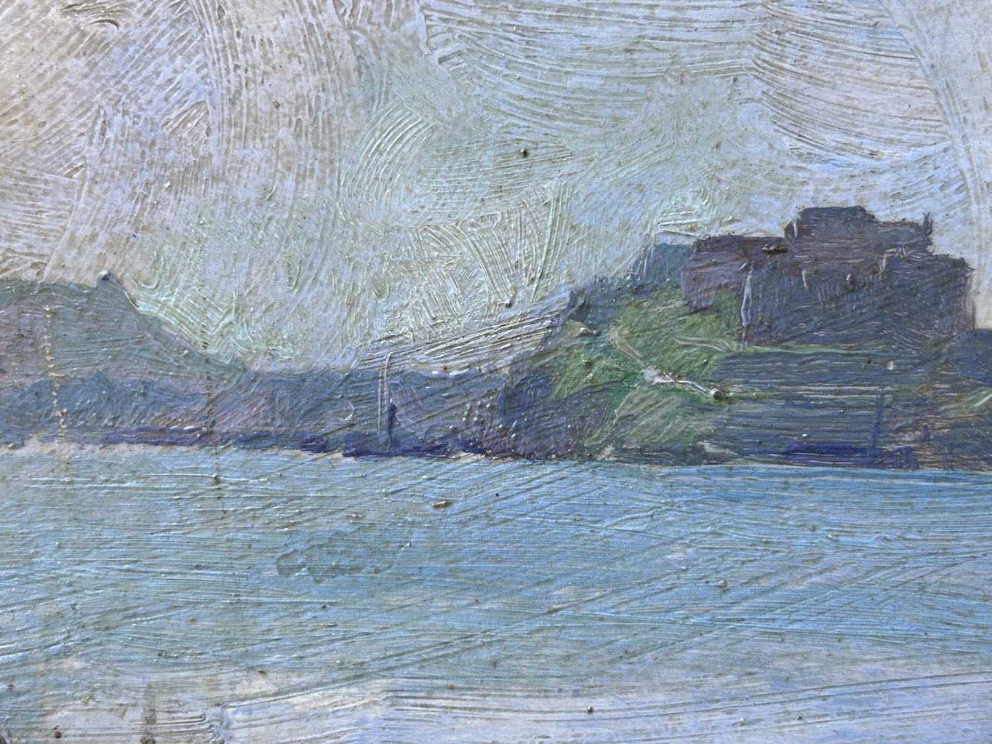 Quadro miniatura -Marina- Giovanni Brancaccio dipinto a olio