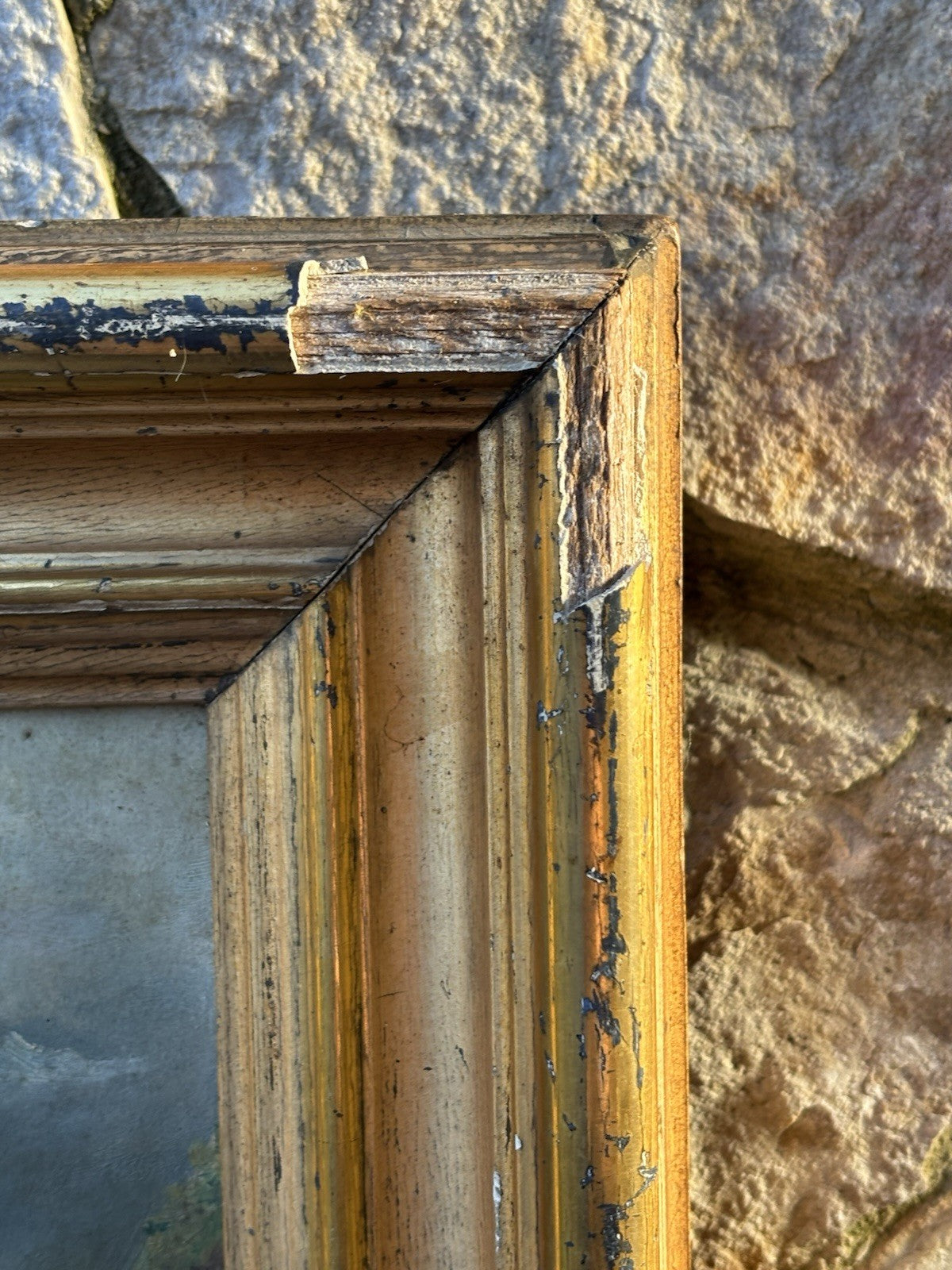 Quadro antico -Paesaggio- dipinto a olio
