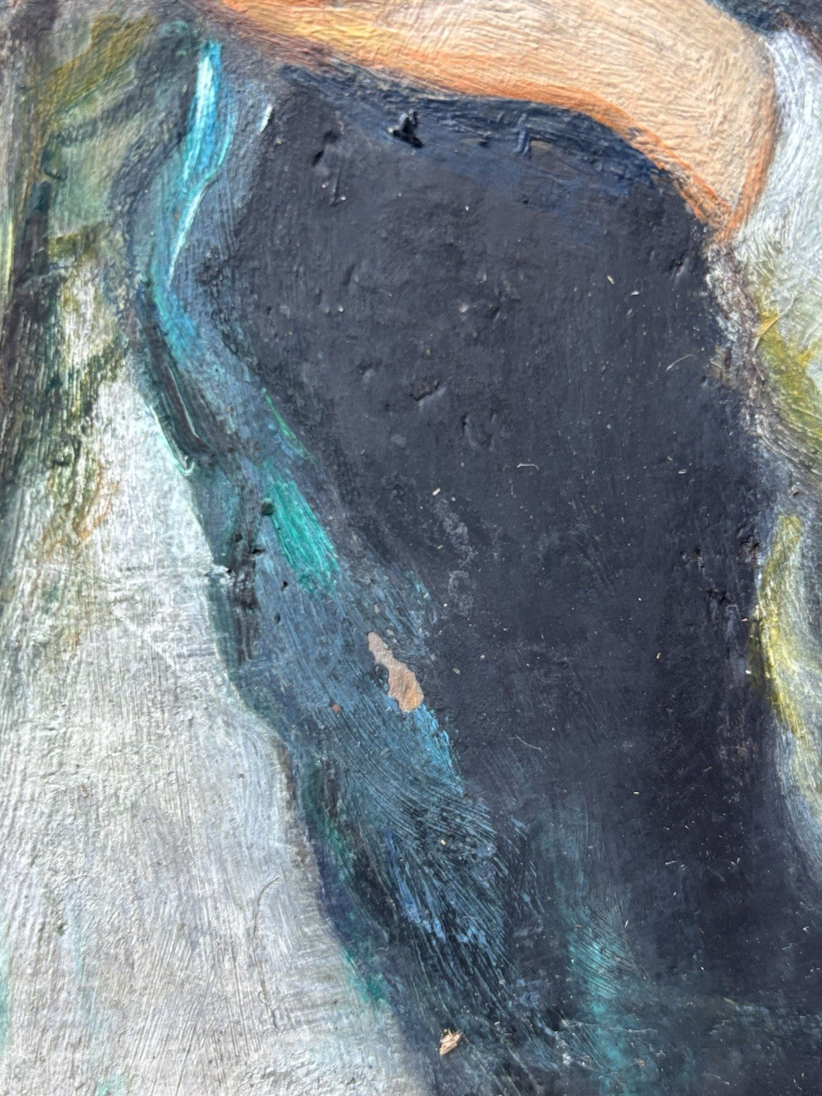 Quadro antico -Madonna- dipinto a olio su tavola