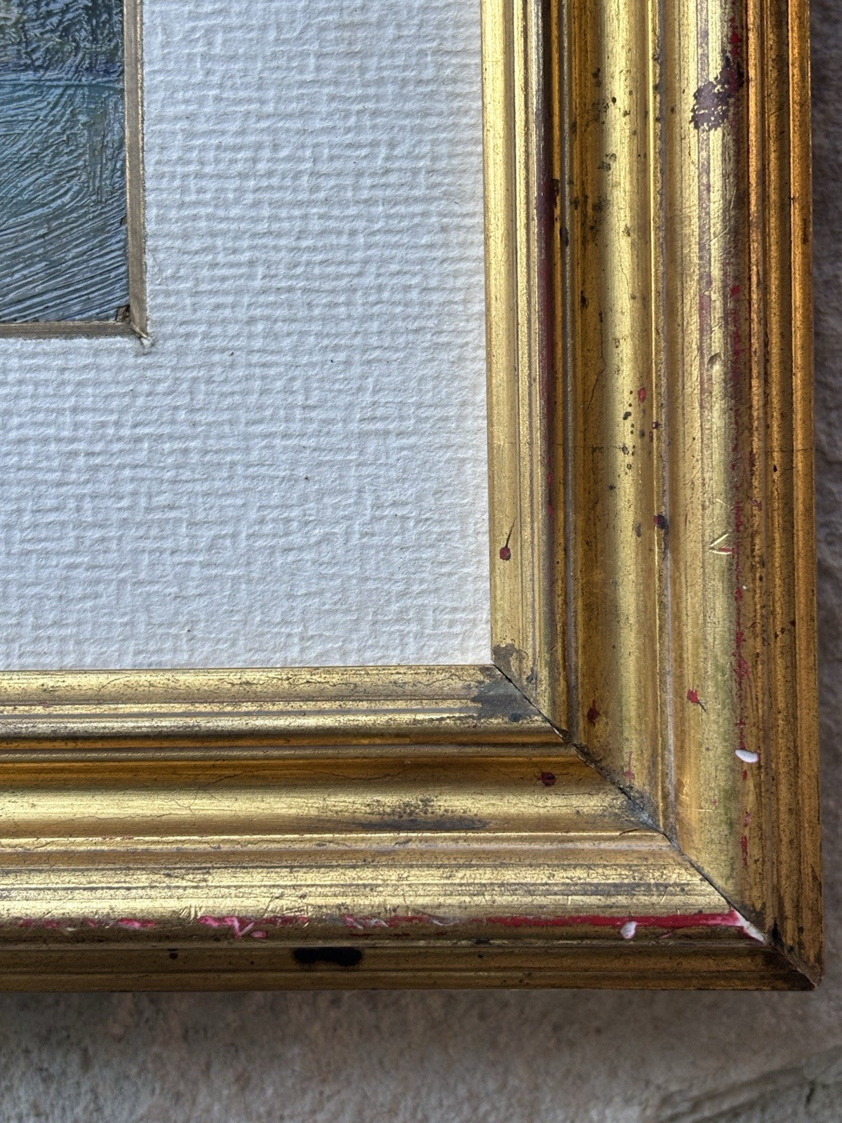 Quadro miniatura -Marina- Giovanni Brancaccio dipinto a olio