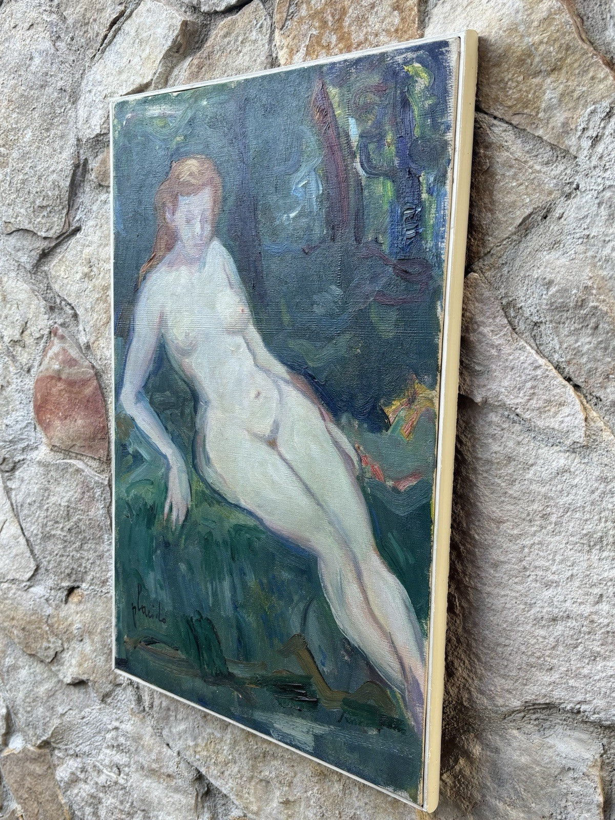 Quadro -Nudo Artistico- Errico Placido dipinto a olio su tela
