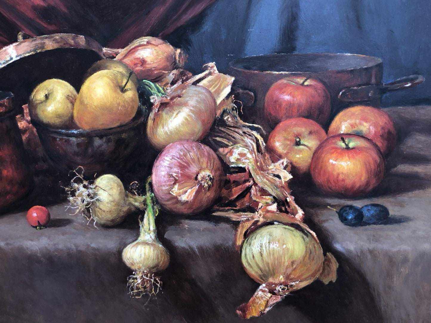 Quadro -Natura Morta- Giovanni Parlato dipinto a olio