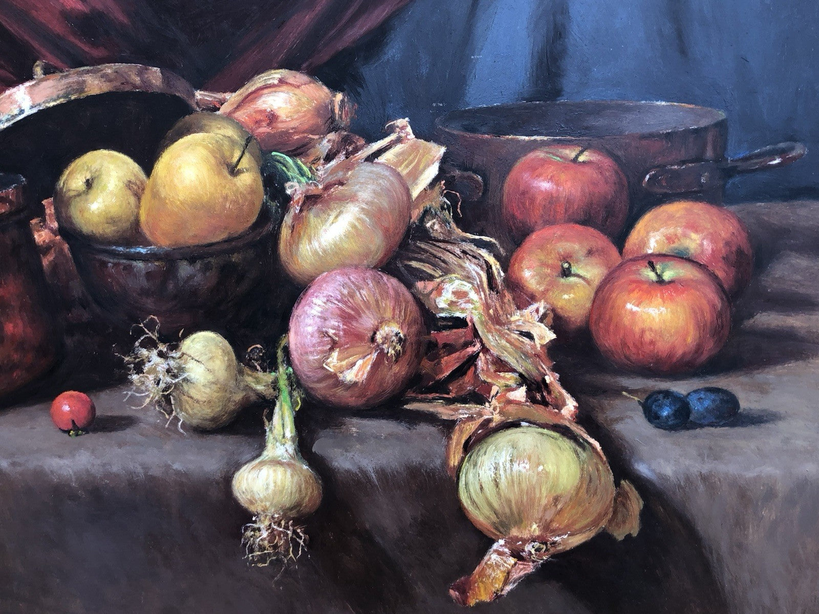 Quadro -Natura Morta- Giovanni Parlato dipinto a olio