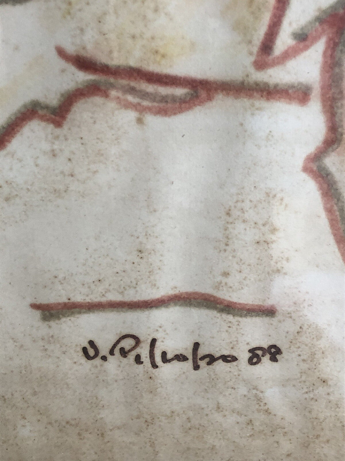 Coppia di quadri -Pulcinella- Vittorio Pisco a tecnica mista su carta